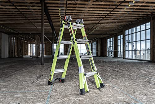 Little Giant Ladder Systems Conquest 2.0, M17, 17ft, Multi-Position Ladder, Fiberglass, Type 1A, 300 lbs Weight Rating, (17117-001) - Image 22