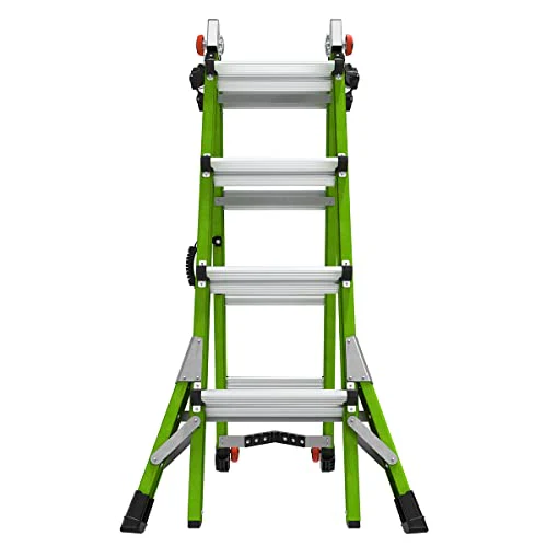Little Giant Ladder Systems Conquest 2.0, M17, 17ft, Multi-Position Ladder, Fiberglass, Type 1A, 300 lbs Weight Rating, (17117-001) - Image 8