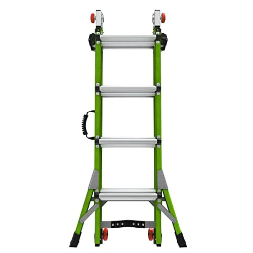 Little Giant Ladder Systems Conquest 2.0, M17, 17ft, Multi-Position Ladder, Fiberglass, Type 1A, 300 lbs Weight Rating, (17117-001) - Image 9