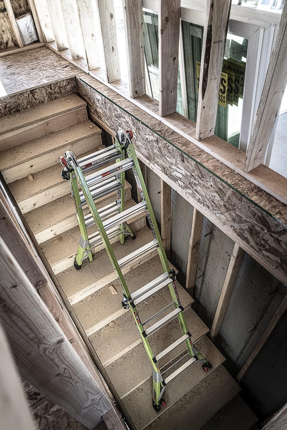 Little Giant Ladder (16117-001) Dark Horse 2.0, M17, 17ft, Multi-Position Ladder, Fiberglass, Type 1A, 300 lbs Weight Rating - Image 5