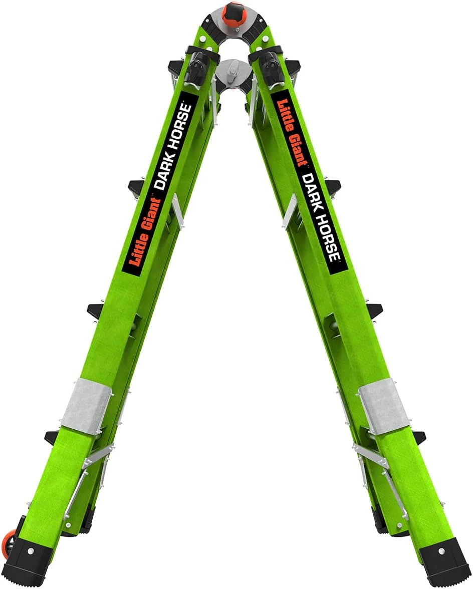 Little Giant Ladder (16117-001) Dark Horse 2.0, M17, 17ft, Multi-Position Ladder, Fiberglass, Type 1A, 300 lbs Weight Rating - Image 9