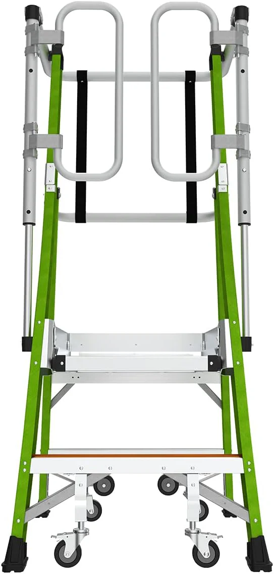 Little Giant Ladder Systems Safety Cage 2.0, M2, 2ft Enclosed Platform, Platform Ladder, Fiberglass, Type 1AA, 375 lbs Weight Rating, (19702) - Image 3