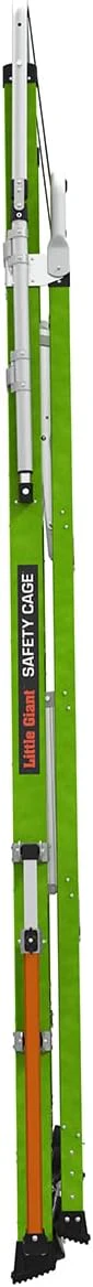 Little Giant Ladder Systems Safety Cage 2.0, M6, 6ft Enclosed Platform, Platform Ladder with Adjustable Outriggers, Fiberglass, Type 1AA, 375 lbs Weight Rating, (19706-146) - Image 7