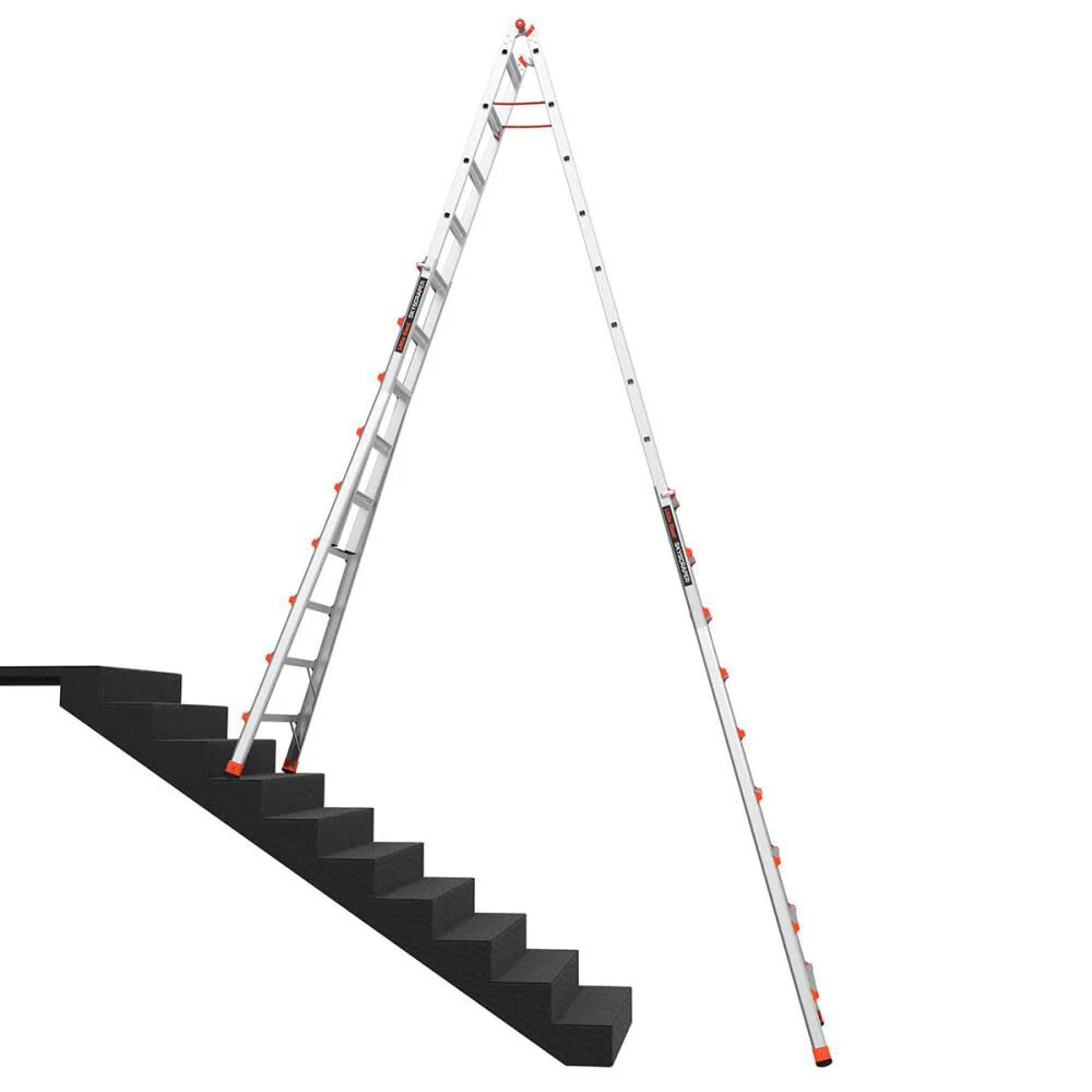 Little Giant Ladders M17 Type 1A Sky Scraper Aluminum Multi-Position Ladder - Image 5