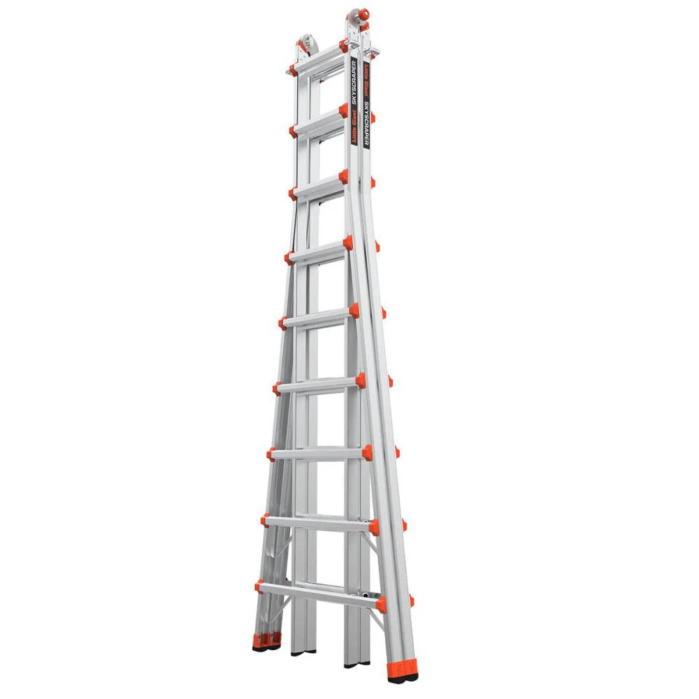 Little Giant Ladders M17 Type 1A Sky Scraper Aluminum Multi-Position Ladder - Image 6