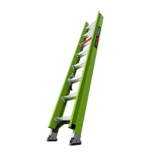 Little Giant Ladders, HyperLite, 16', Extension Ladder, Fiberglass, Type 1A, 300 lbs rated (18716), Green