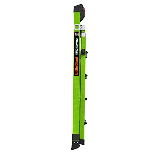 Little Giant Ladders, King Kombo 2.0 XT, Industrial, M6, 6 Ft. A Frame, 10 Ft. Extension, Fiberglass, Type 1AA, 375 lbs Weight Rating, (13936-071), Hi-viz Green - Image 11