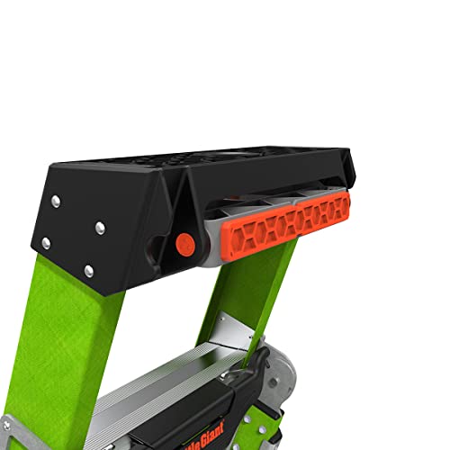 Little Giant Ladders, King Kombo 2.0 XT, Industrial, M6, 6 Ft. A Frame, 10 Ft. Extension, Fiberglass, Type 1AA, 375 lbs Weight Rating, (13936-071), Hi-viz Green - Image 15