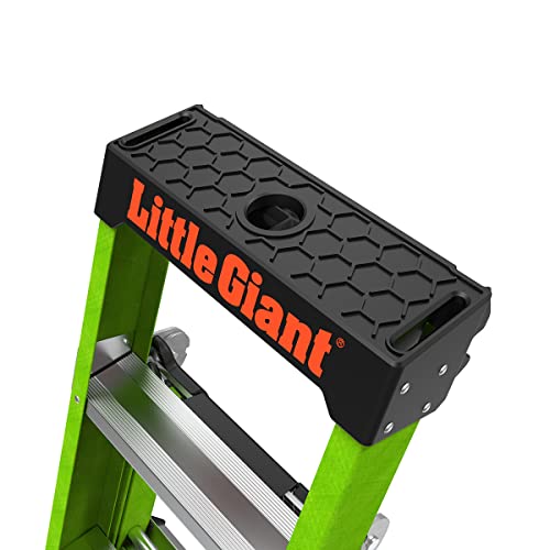 Little Giant Ladders, King Kombo 2.0 XT, Industrial, M6, 6 Ft. A Frame, 10 Ft. Extension, Fiberglass, Type 1AA, 375 lbs Weight Rating, (13936-071), Hi-viz Green - Image 18