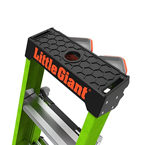Little Giant Ladders, King Kombo 2.0 XT, Industrial, M6, 6 Ft. A Frame, 10 Ft. Extension, Fiberglass, Type 1AA, 375 lbs Weight Rating, (13936-071), Hi-viz Green - Image 19