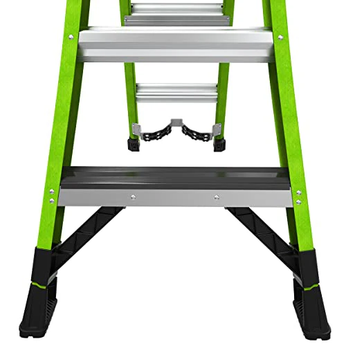 Little Giant Ladders, King Kombo 2.0 XT, Industrial, M6, 6 Ft. A Frame, 10 Ft. Extension, Fiberglass, Type 1AA, 375 lbs Weight Rating, (13936-071), Hi-viz Green - Image 22