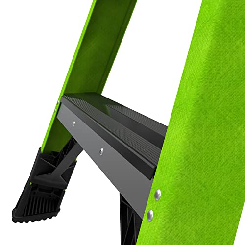 Little Giant Ladders, King Kombo 2.0 XT, Industrial, M6, 6 Ft. A Frame, 10 Ft. Extension, Fiberglass, Type 1AA, 375 lbs Weight Rating, (13936-071), Hi-viz Green - Image 23