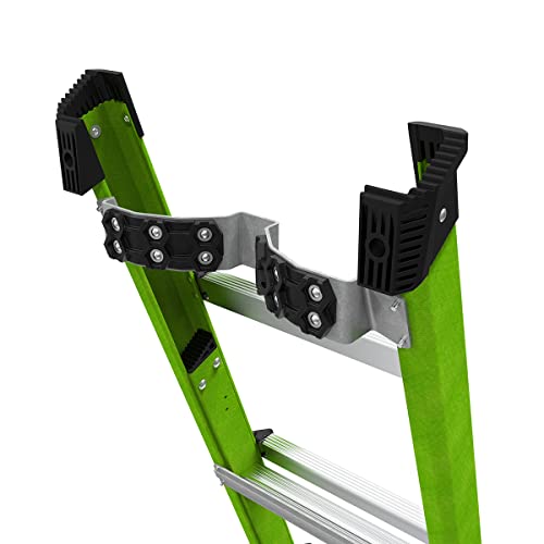 Little Giant Ladders, King Kombo 2.0 XT, Industrial, M6, 6 Ft. A Frame, 10 Ft. Extension, Fiberglass, Type 1AA, 375 lbs Weight Rating, (13936-071), Hi-viz Green - Image 24