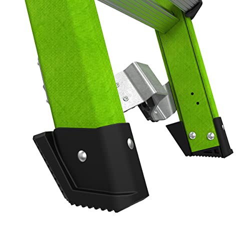 Little Giant Ladders, King Kombo 2.0 XT, Industrial, M6, 6 Ft. A Frame, 10 Ft. Extension, Fiberglass, Type 1AA, 375 lbs Weight Rating, (13936-071), Hi-viz Green - Image 26