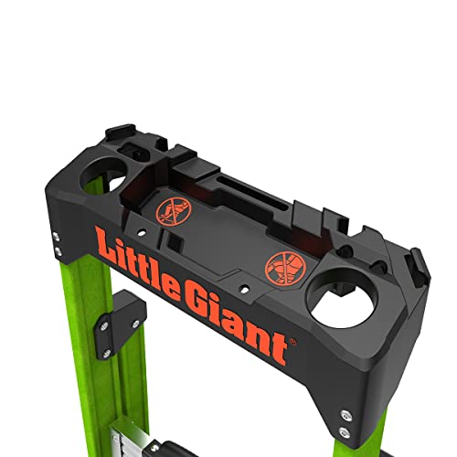 Little Giant Ladders, MightyLite 2.0, 4' Stepladder with Ground Cue, Fiberglass, Type IAA, 375 lbs Weight Rating, (15404-001), Green - Image 11