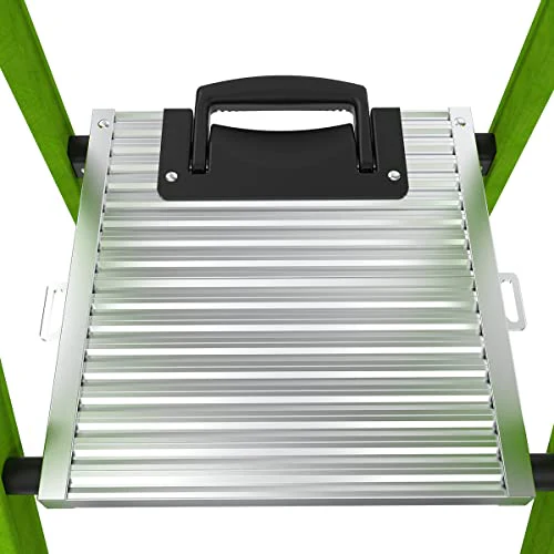 Little Giant Ladders, MightyLite 2.0, 4' Stepladder with Ground Cue, Fiberglass, Type IAA, 375 lbs Weight Rating, (15404-001), Green - Image 12