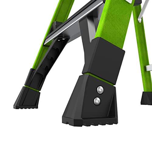 Little Giant Ladders, MightyLite 2.0, 4' Stepladder with Ground Cue, Fiberglass, Type IAA, 375 lbs Weight Rating, (15404-001), Green - Image 16