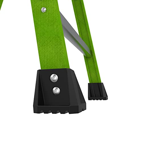Little Giant Ladders, MightyLite 2.0, 4' Stepladder with Ground Cue, Fiberglass, Type IAA, 375 lbs Weight Rating, (15404-001), Green - Image 17