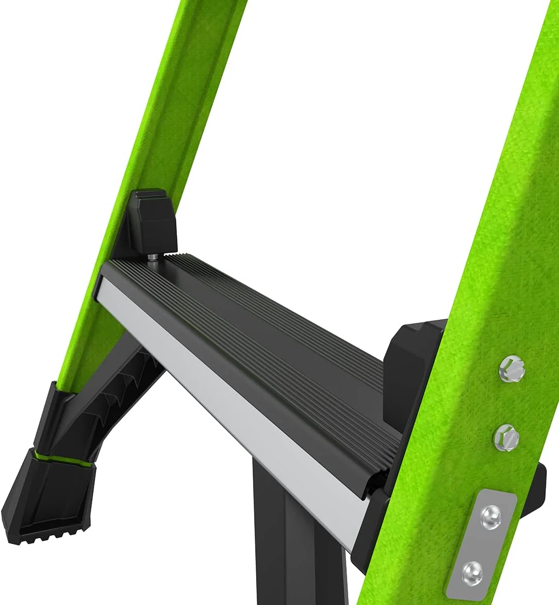 Little Giant Ladders, MightyLite 2.0, 6' Stepladder with Ground Cue, Fiberglass, Type IAA, 375 lbs Weight Rating, (15406-001), Green - Image 11