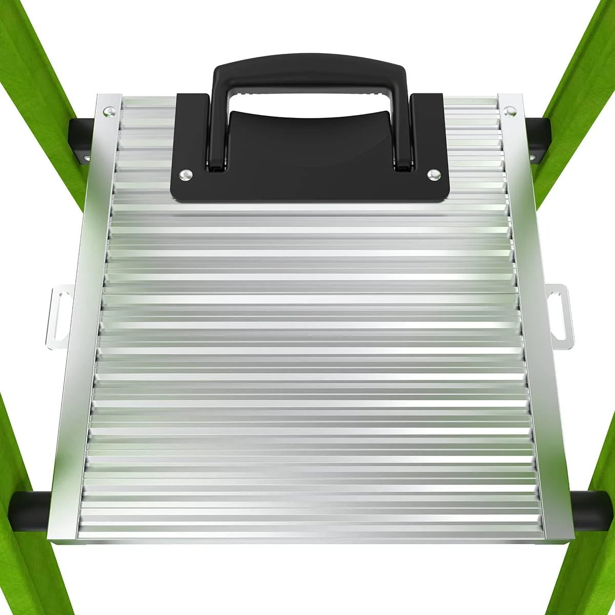 Little Giant Ladders, MightyLite 2.0, 6' Stepladder with Ground Cue, Fiberglass, Type IAA, 375 lbs Weight Rating, (15406-001), Green - Image 9