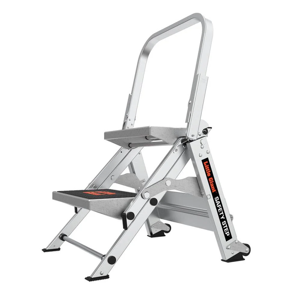 Little Giant Ladders Safety Step M2 Aluminum Type 1A Step Ladder