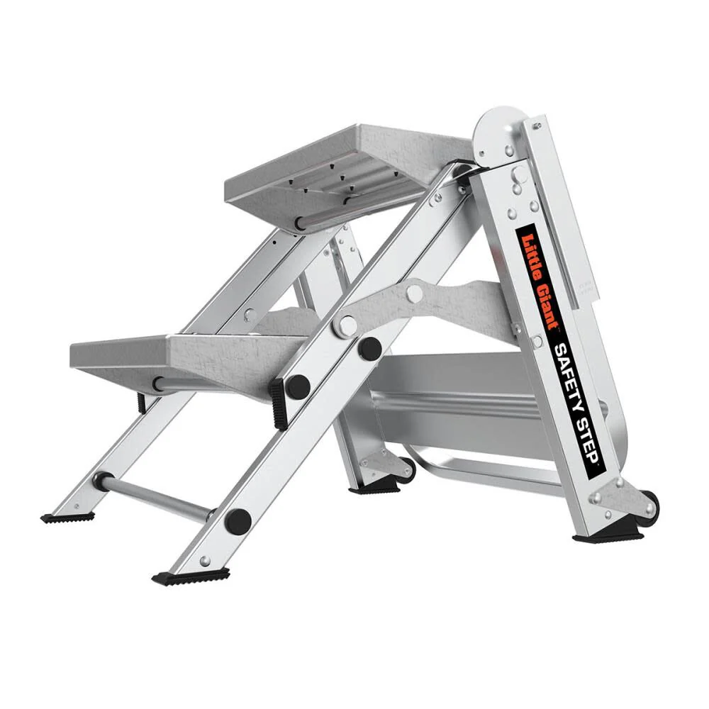 Little Giant Ladders Safety Step M2 Aluminum Type 1A Step Ladder - Image 3