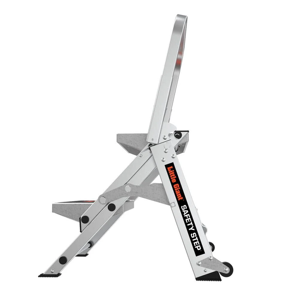 Little Giant Ladders Safety Step M2 Aluminum Type 1A Step Ladder - Image 5