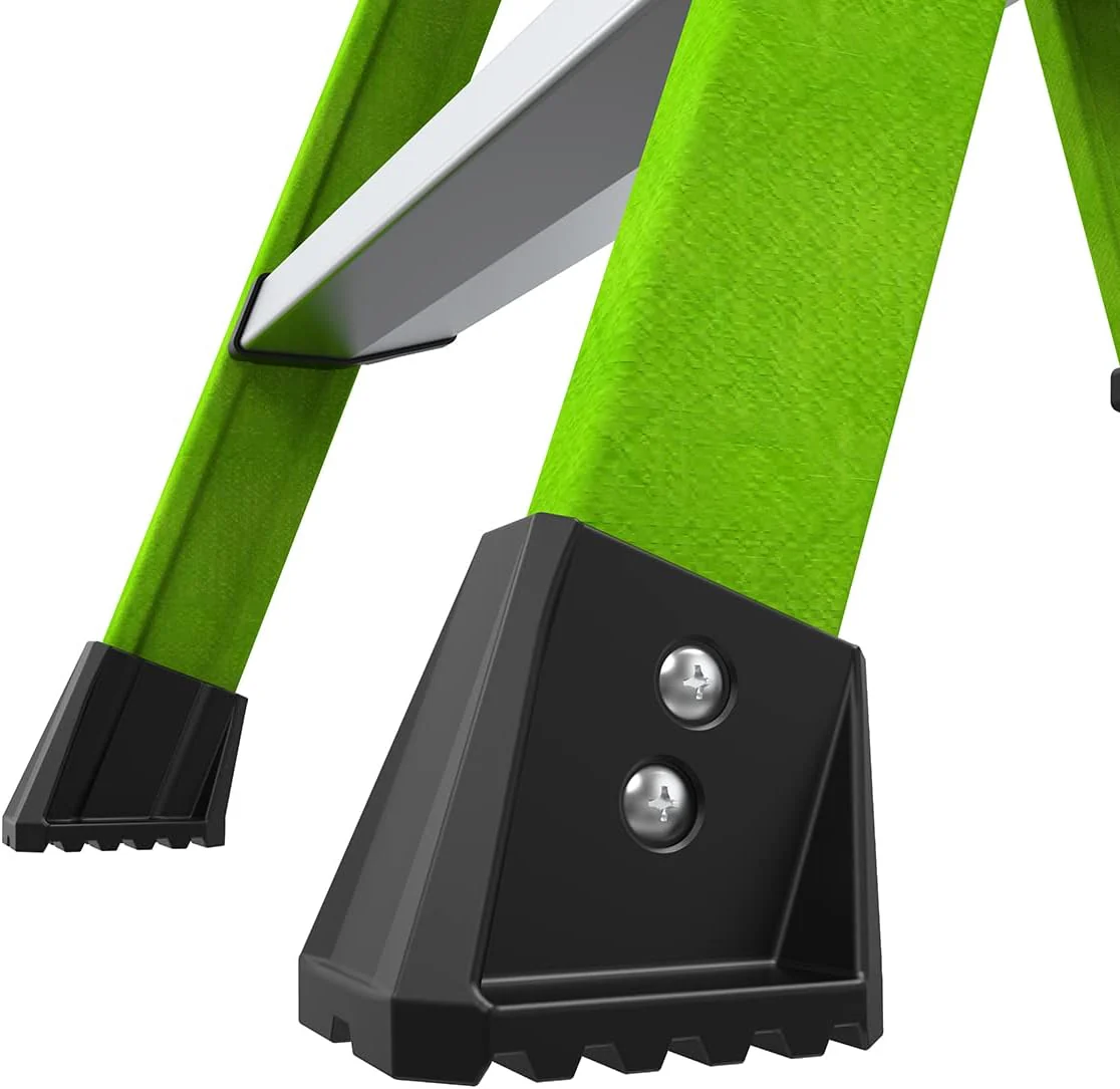 Little Giant Ladders, Sure Step, 3-Step, Double-Sided Step Stool, Fiberglass, (11953), Type 1AA, 375 lbs Weight Rating, Hi-viz Green - Image 15