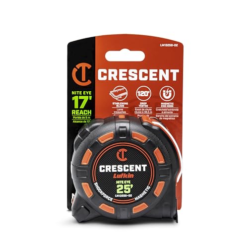 LM1325B-02 1-1/4" x 25' SHOCKFORCE NITE Eye Magnetic Tape Measure - Image 3