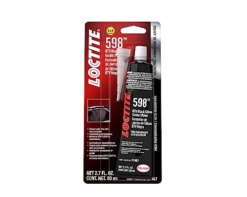 LOCTITE Automotive RTV Silicone Gasket Maker Black 598 - High Performance, Sensor-Safe, Non-Corrosive, Flexible, Oil Resistant - 80 ml, 1 Pack - Image 2