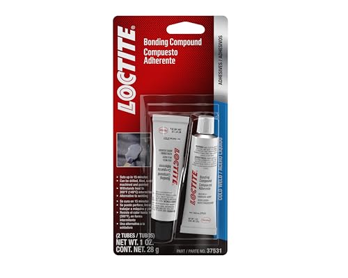 Loctite LocWeld Bonding Compound Two-Part Cold Weld Epoxy Adhesive - Heavy Duty, Quick Set - 1 Pack