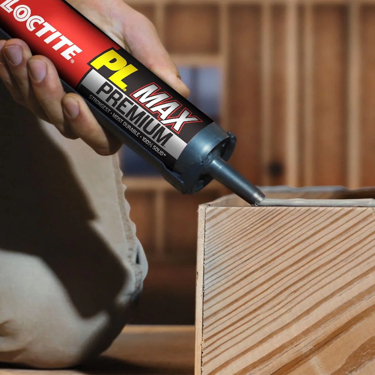 Loctite PL Premium Max Construction Adhesive, 9 fl oz Cartridge, Versatile Construction Glue for Wood, Concrete, Stone & More (Pack of 1) - Image 7