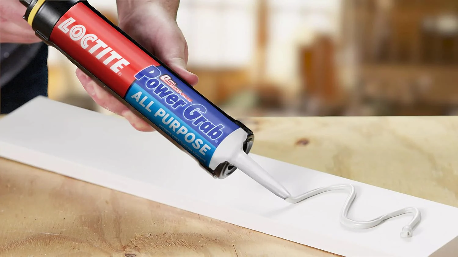 Loctite Power Grab Express All Purpose Construction Adhesive, 9 fl oz Cartridge, Versatile Construction Glue for Cement, Tile, Wall & More (Pack of 12) - Image 6