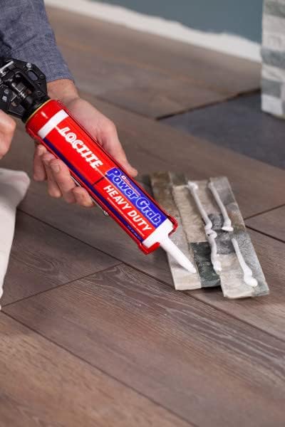 Loctite 2032666 Power Grab Express Heavy Duty Construction Adhesive, 9 fl oz Cartridge, Versatile Construction Glue for Cement, Tile, Wall & More (Pack of 12) - Image 7