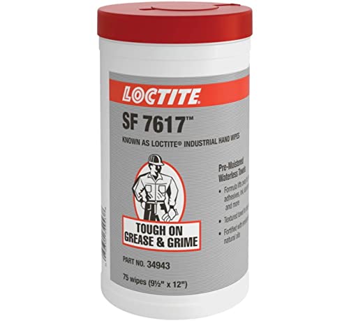 Loctite Pre-Moistened Industrial Hand Wipes, 75-Count (34943)