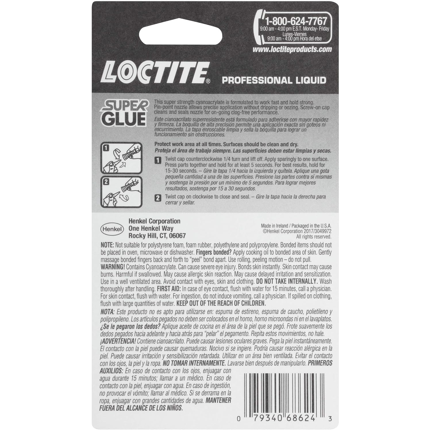 Loctite 1365882 Super Glue Liquid Professional, Clear Cyanoacrylate Adhesive Instant Glue, Quick Dry - 0.14 fl oz Bottle (Pack of 4) - Image 6
