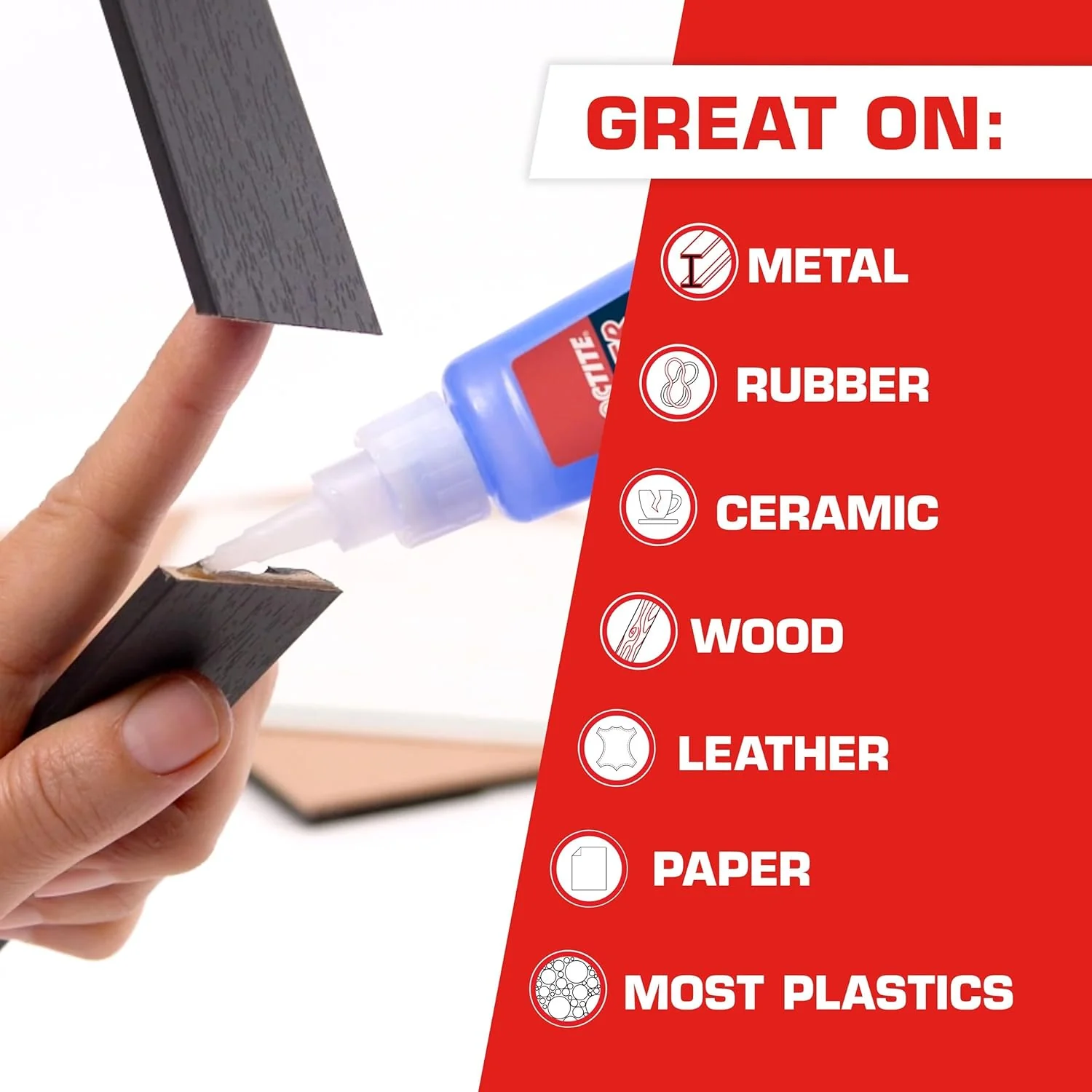 Loctite 1365882 Super Glue Professional Liquid, Clear, 0.7 fl oz Bottle (Pack of 3) - Image 3