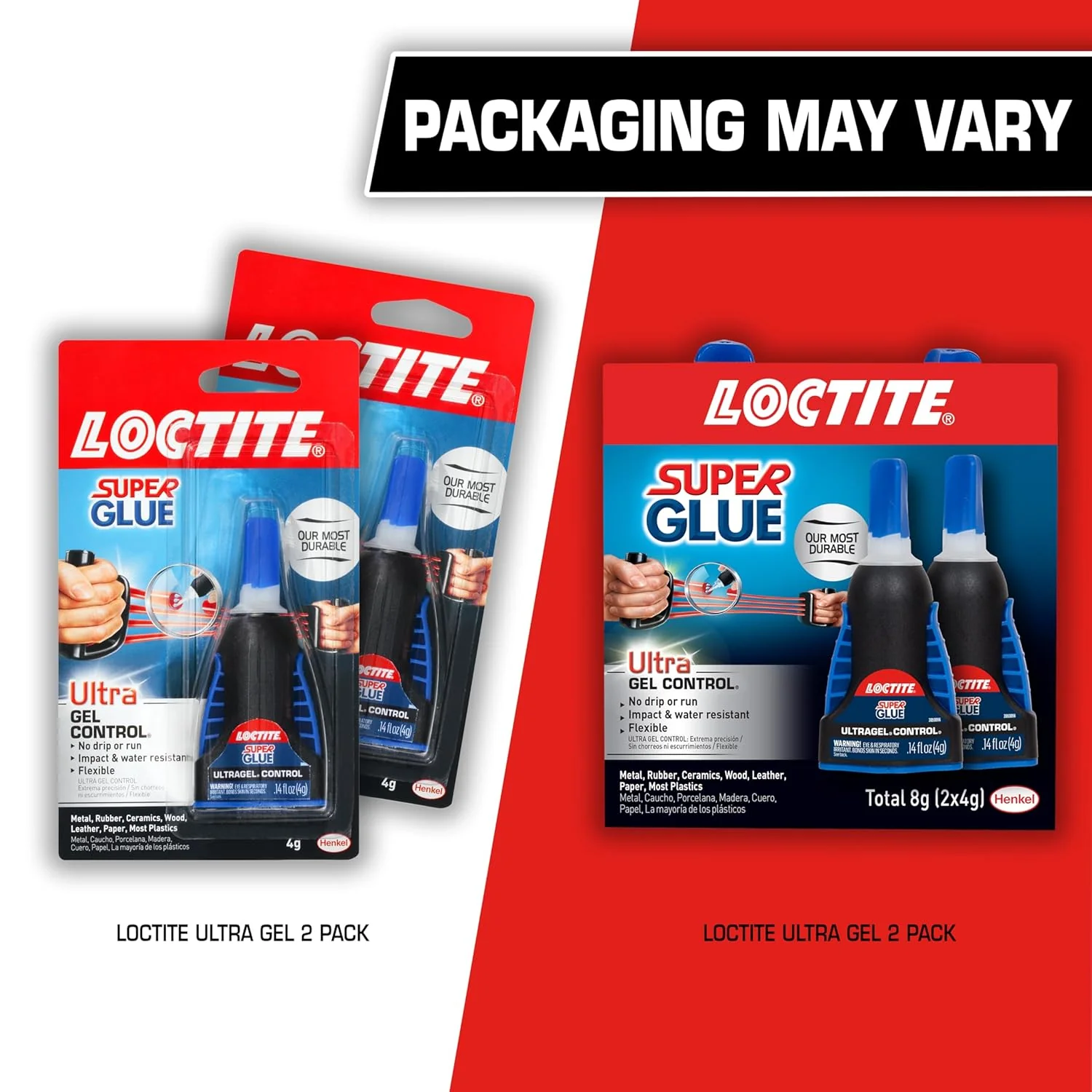 Loctite 1363589 Super Glue Ultra Gel Control, Clear, 0.14 fl oz Bottle (Pack of 2) - Image 2