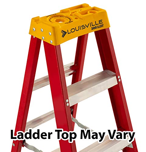 Louisville Ladder 8-Foot Fiberglass Step Ladder with 300lbs. Load Capacity - Image 2