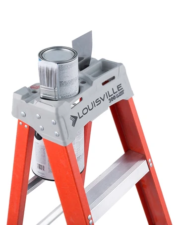 Louisville Ladder 6-Foot Fiberglass Step Ladder, 300-Pound Capacity - Image 2
