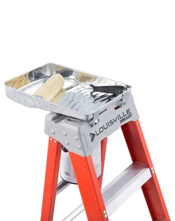 Louisville Ladder 6-Foot Fiberglass Step Ladder, 300-Pound Capacity - Image 3
