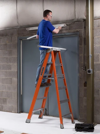 Louisville Ladder 6-Foot Fiberglass Step Ladder, 300-Pound Capacity - Image 7