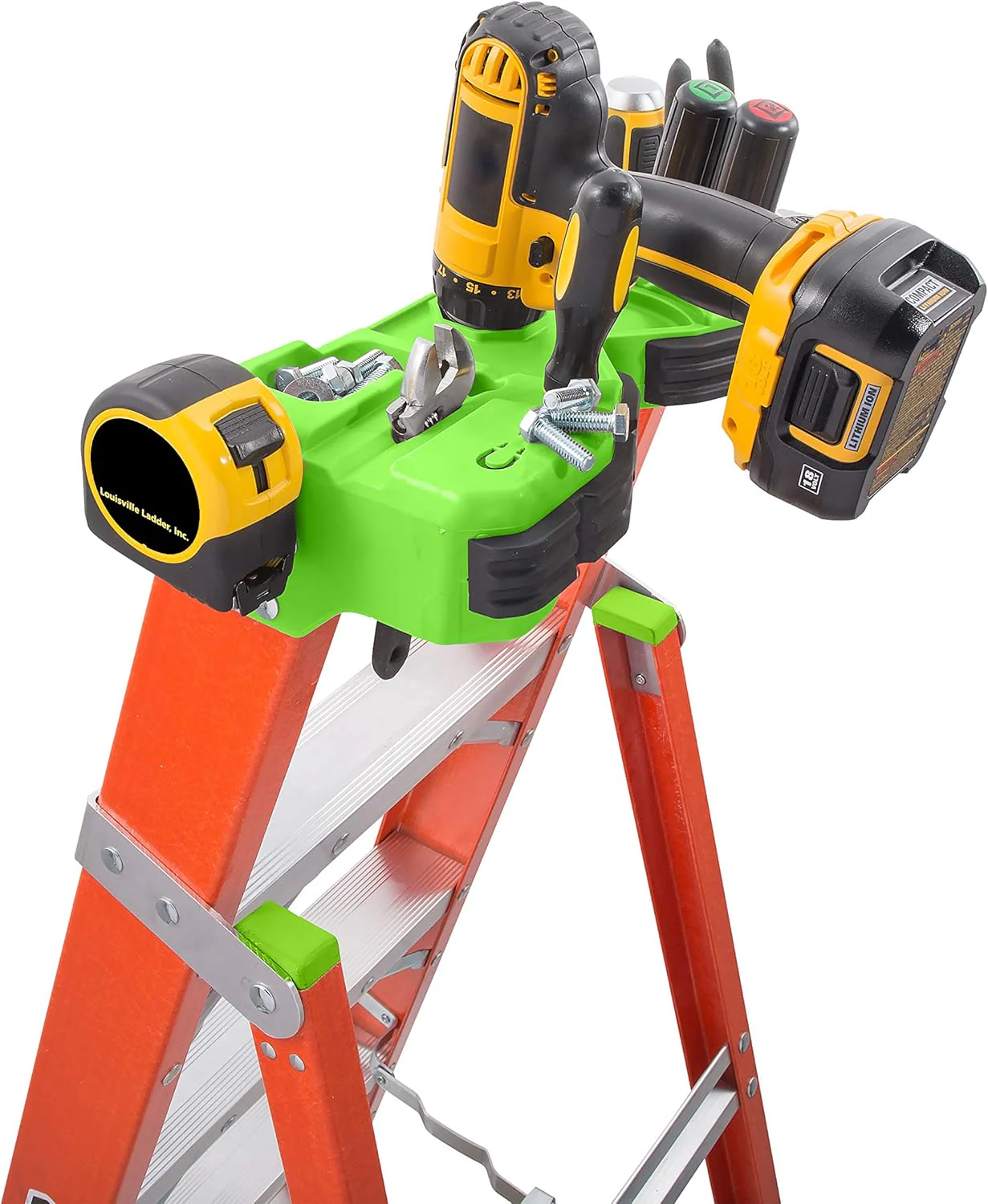 Louisville Ladder 8-foot Fiberglass Cross Step Ladder, 300-Pound Load Capacity, Type IA - FXS1508 - Image 10