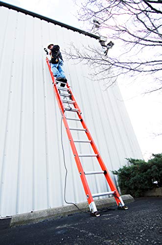 Louisville Ladder 16-Foot Fiberglass Extension Ladder 300-Pound Capacity - Image 6