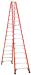 Louisville Ladder FM1416HD Twin Front Stepladder, 16 Feet