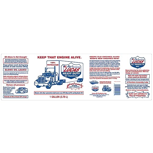 Lucas Oil 10002 Heavy Duty Oil Stabilizer - 1 Gallon - Image 3