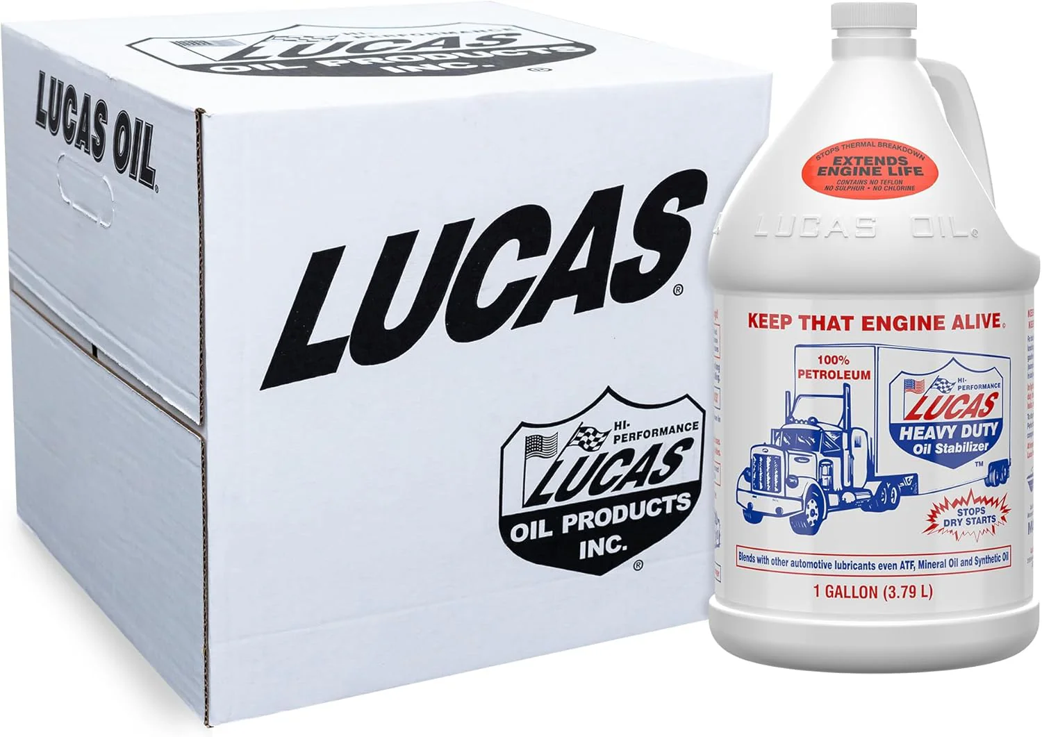 Lucas Oil 10002 Heavy Duty Oil Stabilizer - 1 Gallon/128 Ounces (Pack of 4) - Image 2