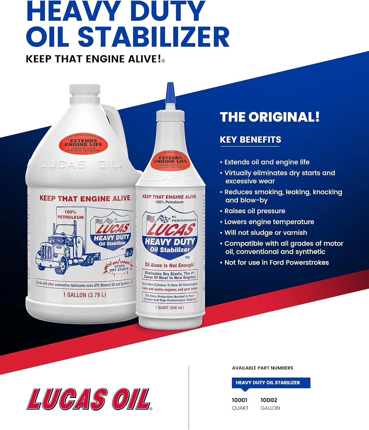 Lucas Oil 10002 Heavy Duty Oil Stabilizer - 1 Gallon/128 Ounces (Pack of 4) - Image 6