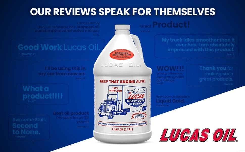 Lucas Oil 10002 Heavy Duty Oil Stabilizer - 1 Gallon/128 Ounces (Pack of 4) - Image 9