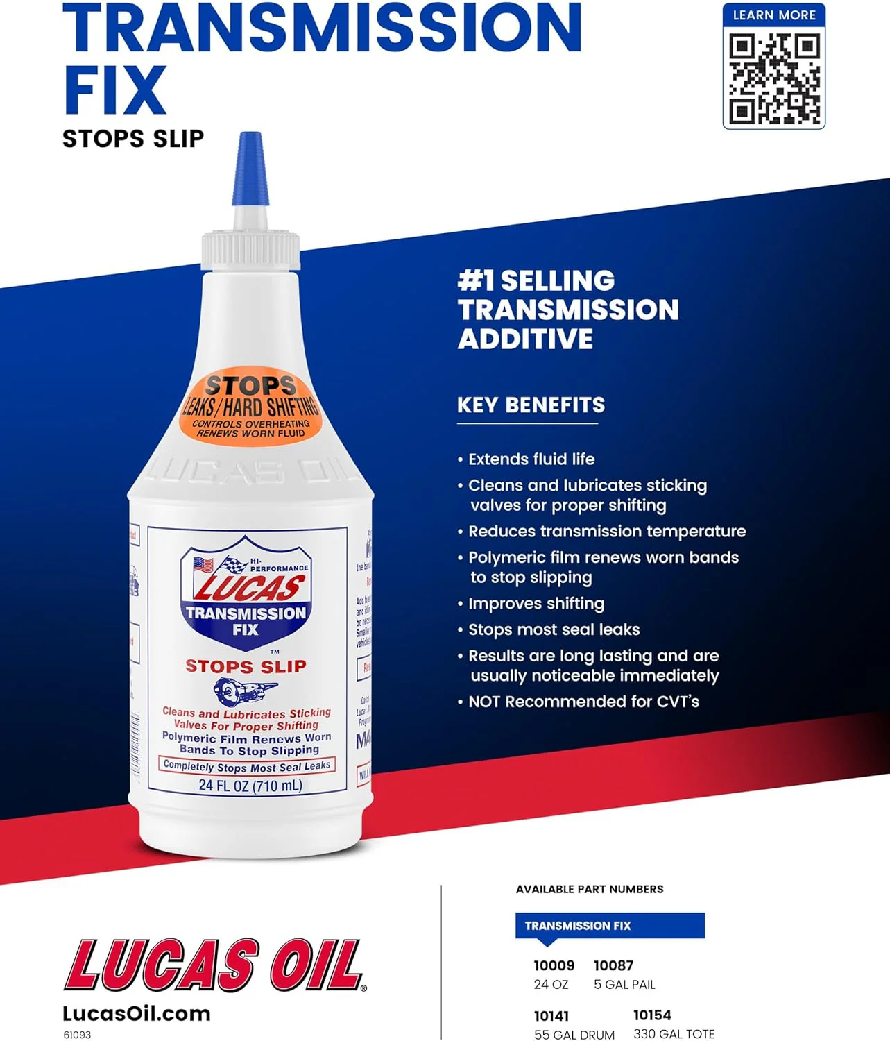 Lucas Oil 10009 Transmission Fix - 24 Ounce (Pack of 12) 12 Pack - Image 4